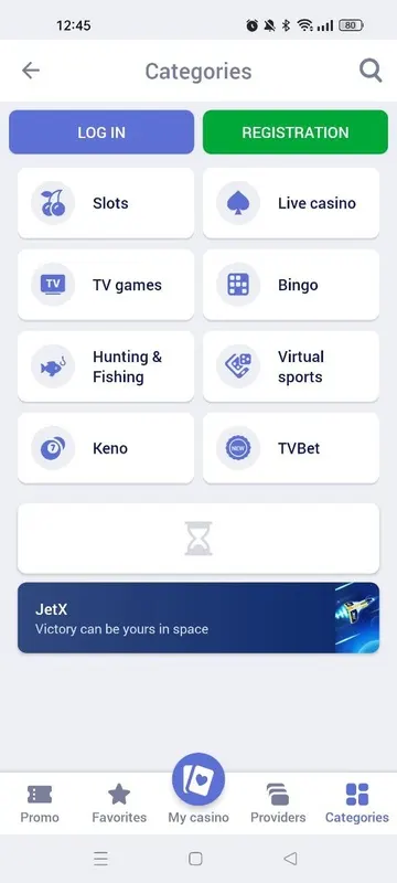 LuckyPari app categories